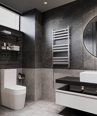 Damla Alüminyum Havlupan - Eloksal Gri - (1)