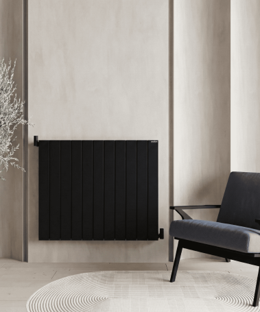Delta Alüminyum Radyatör - Kumlu Siyah - 