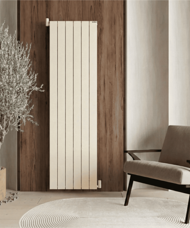 Delta Dikey Alüminyum Radyatör - Açık Bej - 1