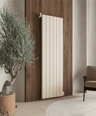 Delta Dikey Alüminyum Radyatör - Açık Bej - (1)