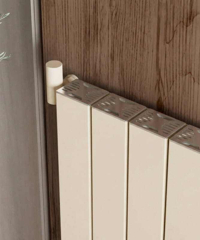 Delta Dikey Alüminyum Radyatör - Açık Bej - 3