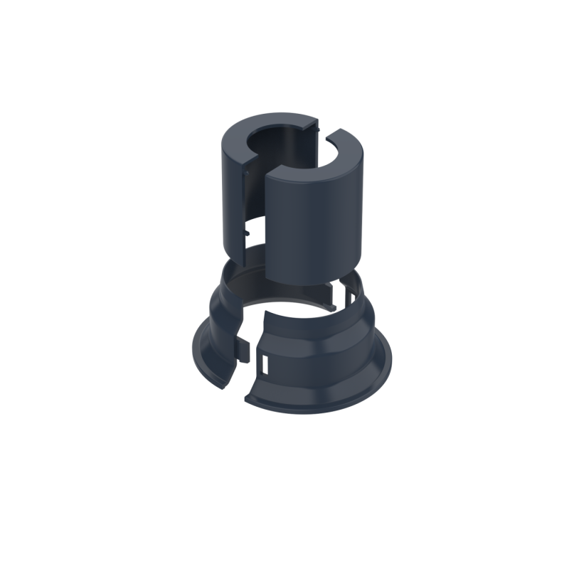 Havlupan Boru Gizleme Kılıfı Tekli - Antrasit - 2