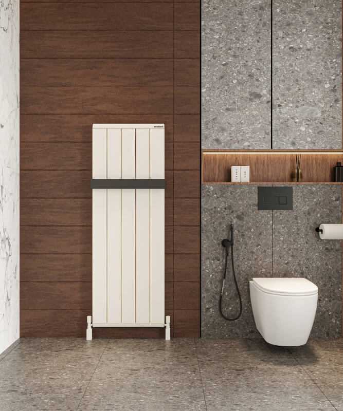 Nergis Classic Alüminyum Havlupan - Kumlu Beyaz - 1