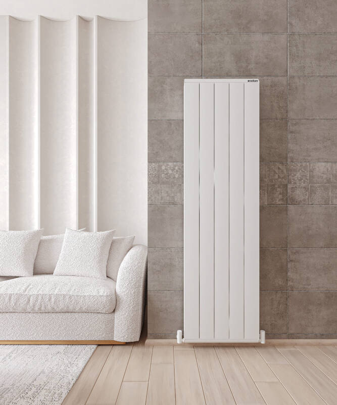 Nergis Classic Alüminyum Radyatör - Kumlu Beyaz - 1