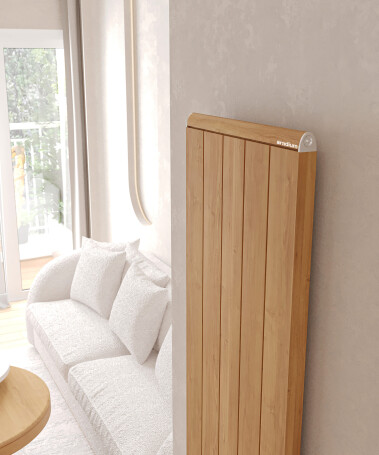 Nergis Classic Dikey Alüminyum Radyatör - Ahşap Desenli - 3