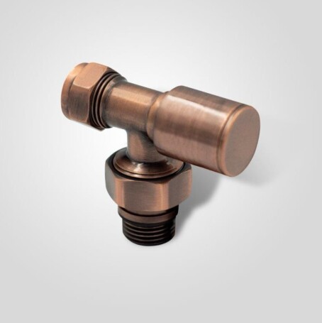 Bakır Pex Köşe Radyatör Vanası 