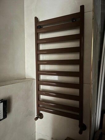 Kahverengi 1/2 Köşe Radyatör Vanası - Radium