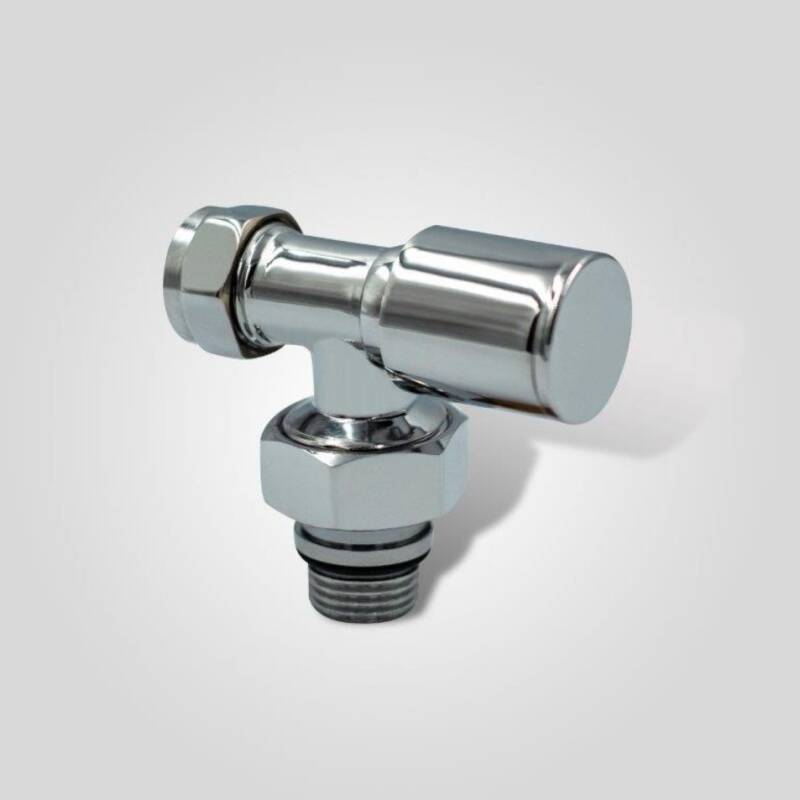 Krom Pex Köşe Radyatör Vanası - 1