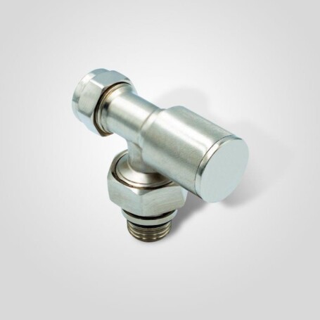 Mat Nikel Pex Köşe Radyatör Vanası 