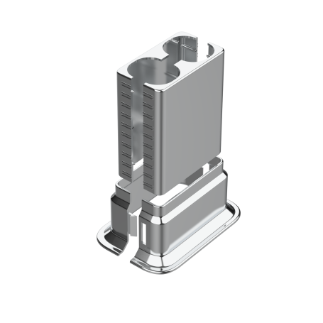 Radyatör Boru Gizleme Kılıfı Geniş Çiftli Hareketli (Pex Uyumlu)- Krom - (1)